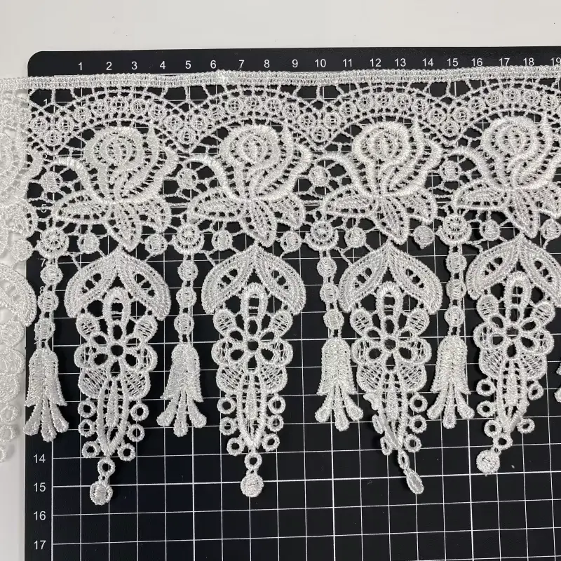 Wholesale Classic Exquisite Mesh Polyester Embroidered Lace For Women S Clothing