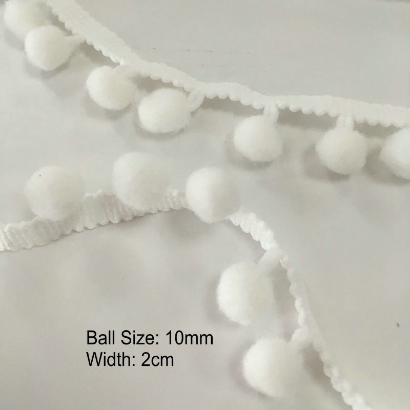 Multi Colors Ball Lace Decorative Tassel Design POM POM Trim