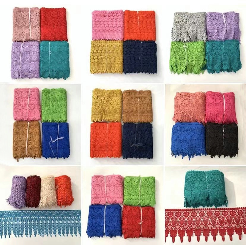 Wholesale Latest Model High Quality Polyester Fringe Lace